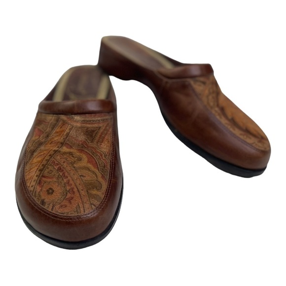 Matisse Women’s Brown Leather Mules - Picture 2 of 8